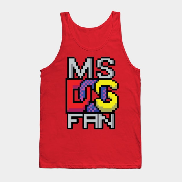 MS DOS Fan Tank Top by Meta Cortex